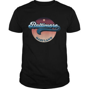Baltimore Maryland 70S Style Shirt